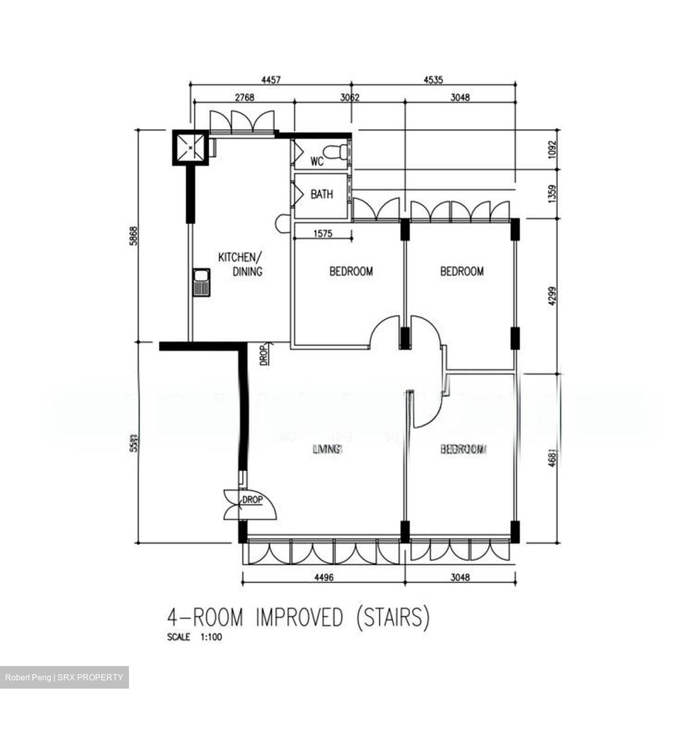 Blk 1 Saint George's Road (Kallang/Whampoa), HDB 4 Rooms #574954591